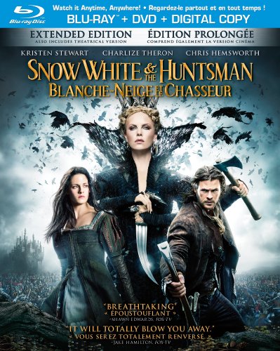 Snow White &amp; the Huntsman (Extended Edition) [Blu-ray + DVD + Digital Copy] (English subtitles)