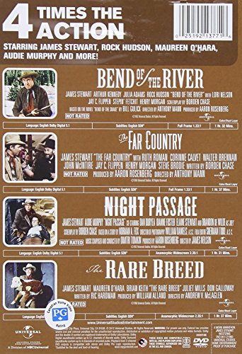 4-Movie Marathon: James Stewart (Bend of the River / The Far Country / Night Passage / The Rare Breed)