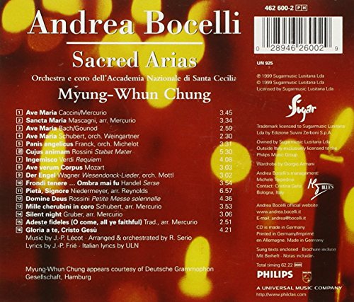 Andrea Bocelli / Sacred Arias - CD