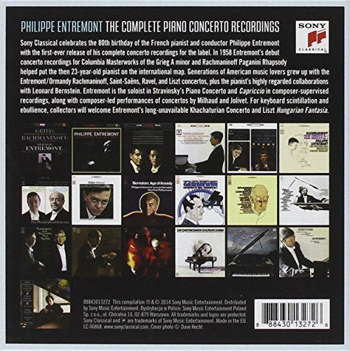 Philippe Entremont: The Complete Pia No Concerto Recordings