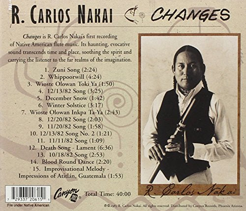 R. Carlos Nakai / Changes - CD