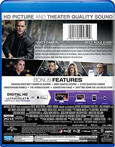 Jason Bourne [Blu-ray] [Import]