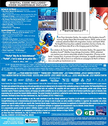 FINDING DORY [Blu-ray] (Bilingual)