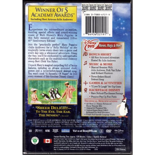 Mary Poppins: 40th Anniversary Edition - DVD (Used)