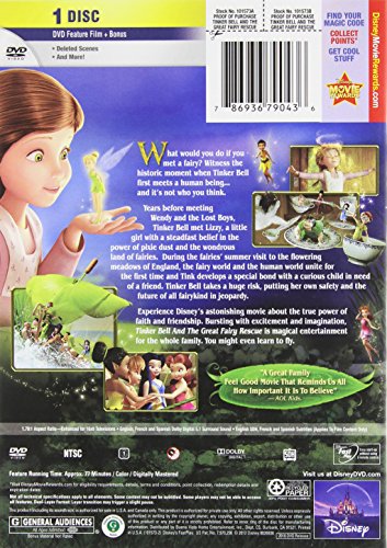 Tinker Bell and the Great Fairy Rescue - DVD (Used)