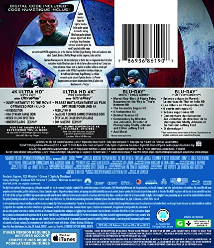 Captain America / The First Avenger - 4K/Blu-Ray