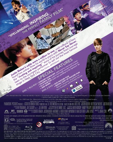 Justin Bieber / Never Say Never - Blu-Ray