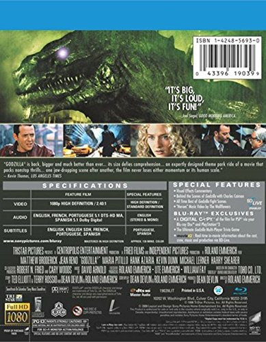 Godzilla [Blu-ray] (Bilingual) [Import]