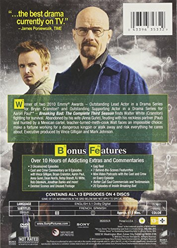 Breaking Bad: The Complete Third Season - DVD (Used)