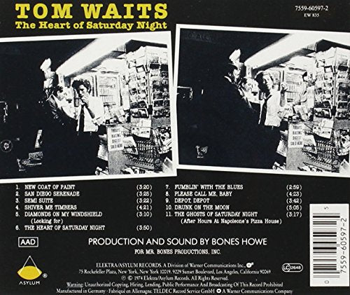 Tom Waits / The Heart Of Saturday Night - CD (Used)