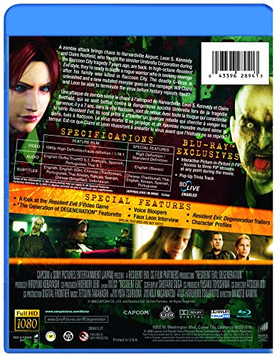 Resident Evil: Degeneration [Blu-ray] (Bilingual)