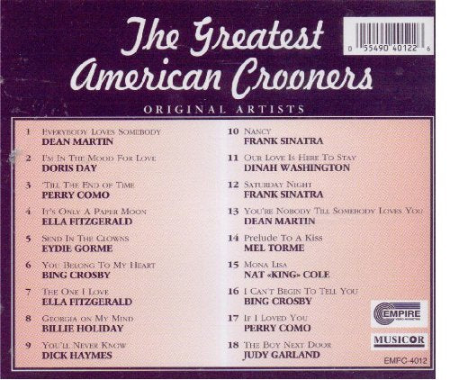 Various / The Greatest American Crooners - CD (Used)