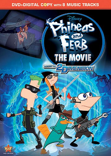 Phineas and Ferb / The Movie: Across The Second Dimension - DVD (Used)