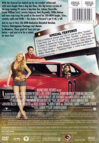 The Dukes of Hazzard (Unrated Widescreen Edition) - DVD (Used)