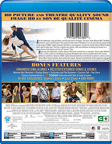 Mamma Mia! Here We Go Again - Blu-Ray/DVD