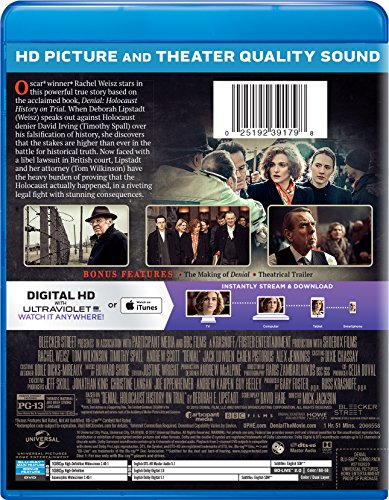 Denial [Blu-ray] [Import]