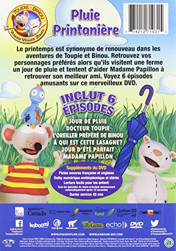 Toopy and Binoo VVZ: Spring Showers (French) (Bilingual)