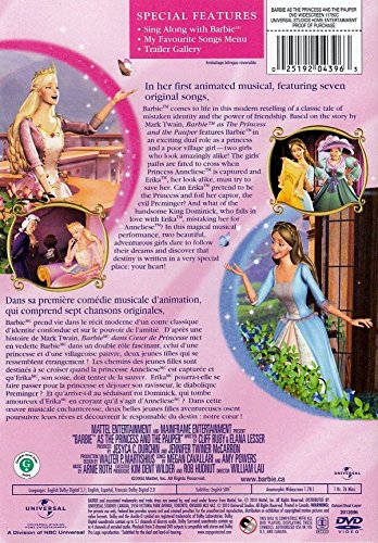 Barbie: The Princess and the Pauper - DVD (Used)