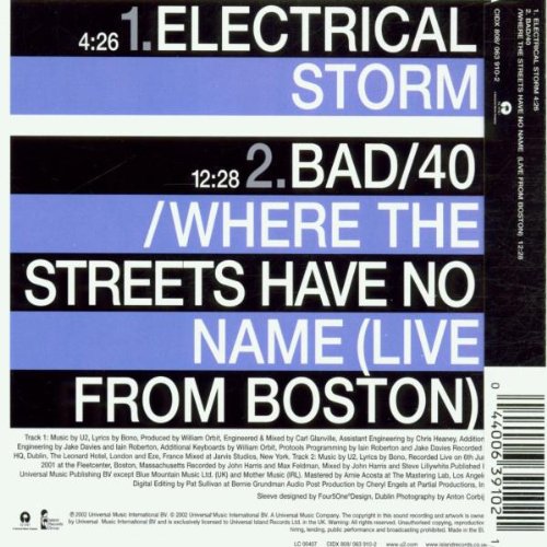 U2 / Electrical Storm Pt.2 - CD (Used)