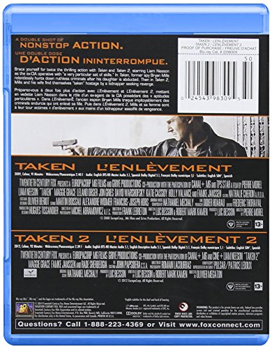 Taken 1-2 - Blu-Ray