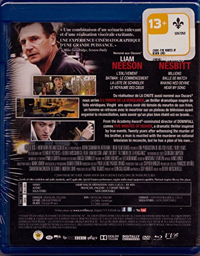 In the Shadow of Vengeance - Five Minutes of Heaven (English/French) 2009 (Widescreen) Régie au Québec [Blu-ray + DVD] Bilingual Cover