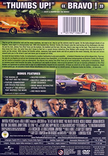 The Fast and the Furious - DVD (Used)