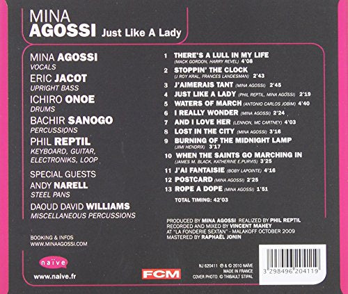 Mina Agossi / Just Like a Lady - CD