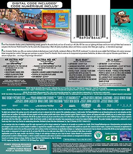 Cars 2 - 4K/Blu-Ray