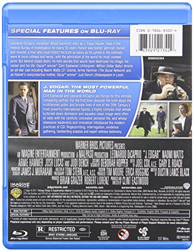 J. Edgar - Blu-Ray (Used)