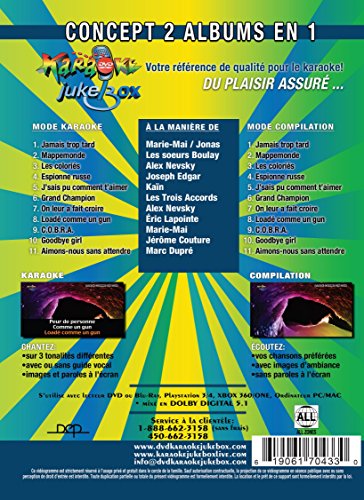 Karaoke Jukebox: Great Francophone Hits Vol. 42 - DVD (Used)
