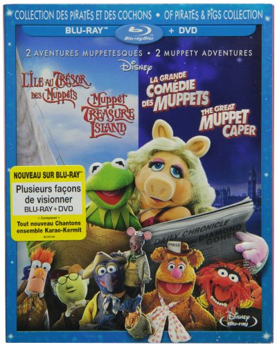 Muppet Treasure Island / The Great Muppet Caper (Of Pirates &amp; Pigs 2-Movie Collection) (French version) [Blu-ray + DVD] (Bilingual)