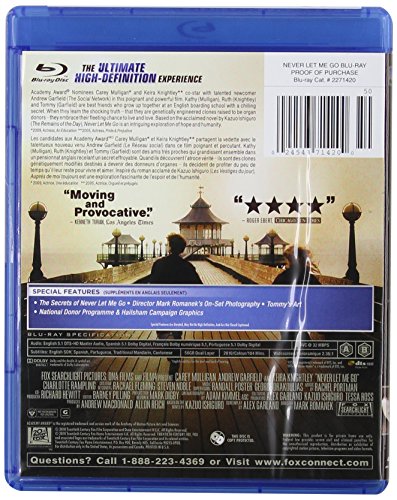 Never Let Me Go - Blu-Ray (Used)