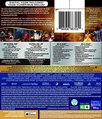Beauty And The Beast - Blu-Ray - 4K/Blu-Ray
