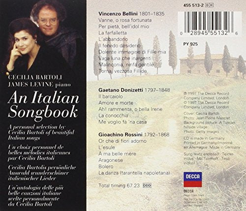 Cecilia Bartoli / An Italian Songbook - CD (Used)