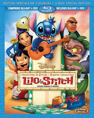 Lilo et Stitch Collection de 2 Film (Lilo et Stitch / Lilo et Stitch 2 : Stitch fait clic) (Bilingual) [Blu-ray + DVD]