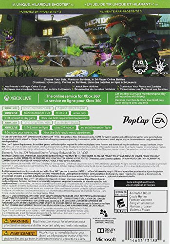 Plants VS Zombies Garden Warfare - Xbox 360