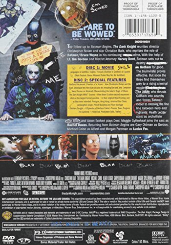 The Dark Knight (Two-Disc Special Edition) - DVD (Used)