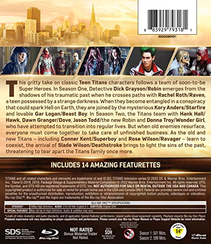 Titans / The Complete Seasons 1 – 2 - Blu-Ray