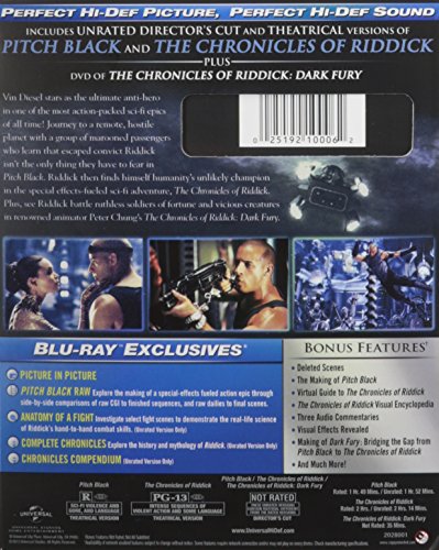 Riddick Collection (Pitch Black / Chronicles of Riddick) - Blu-Ray (Used)