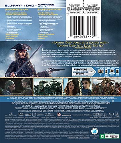 Pirates Of The Caribbean: Dead Men Tell No Tales [Blu-ray] (Bilingual)