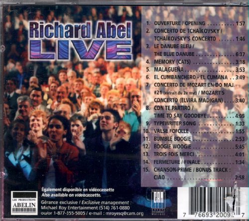 Richard Abel / Live - CD (Used)