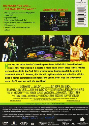 Teenage Mutant Ninja Turtles : The Original Movie - DVD (Used)