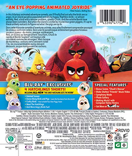 The Angry Birds Movie - Blu-Ray/DVD (Used)