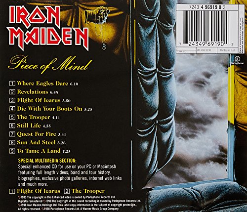 Iron Maiden / Piece Of Mind (1998 Remastered Edition) - CD (Used)