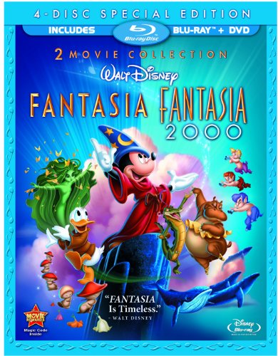 Fantasia / Fantasia 2000 (Four-Disc Blu-ray/DVD Combo) (English subtitles)