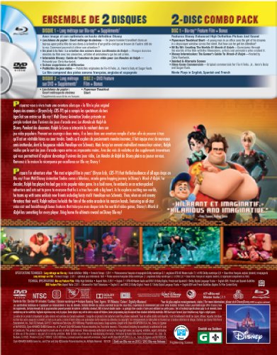 Wreck-It Ralph - Blu-Ray/DVD (Used)