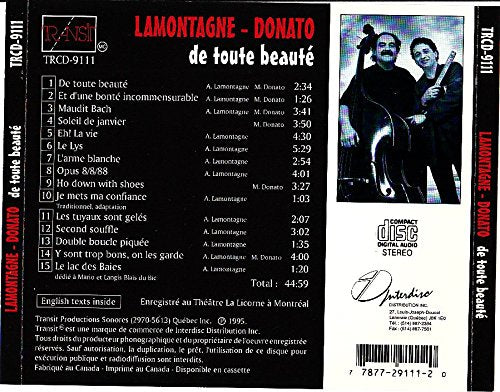 Lamontagne &amp; Donato / Beautiful - CD (Used)