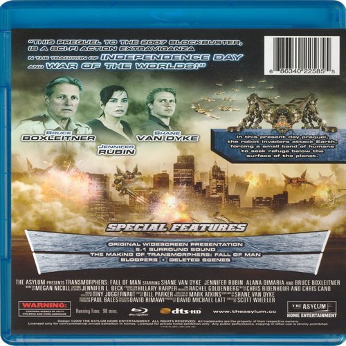 Transmorphers: Fall of Man [Blu-ray] [Import]