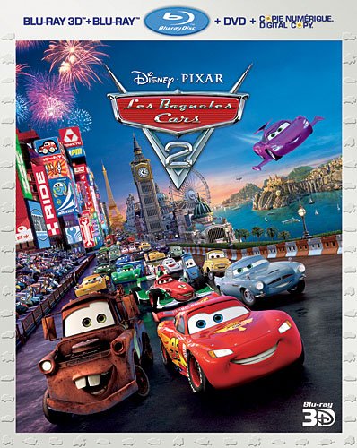 Cars 2 [Blu-ray 3D + Blu-ray + DVD + digital copy]