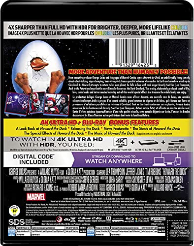 Howard The Duck - 4K/Blu-Ray
